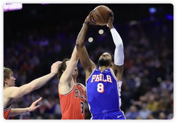 吉迪25+16恩比德缺陣 公?？駝偎?6人8連敗