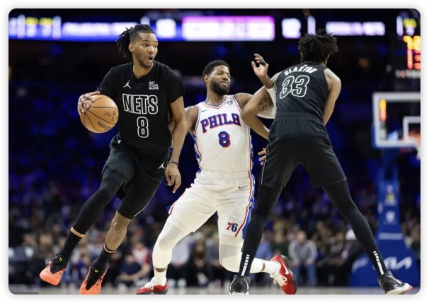 克拉克斯頓補籃絕殺馬克西31+5 籃網(wǎng)送76人7連敗 